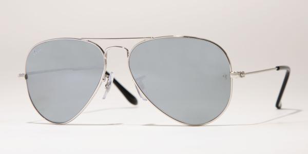 RAY-BAN AVIATOR LARGE METAL 3025 SILVER MIRROR 55mm W3275