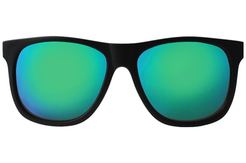 CRAP THE BEACH PARTY FLAT BLACK GREEN REFLECTIVE