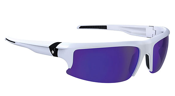 SPY OPTIC RIVET MATTE WHITE BRONZE WITH BLUE SPECTRA