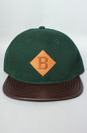 The Benson B Green Strap Back