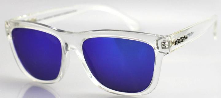 Bozoface Crystal Clear Polarized Ocean Blue Lens