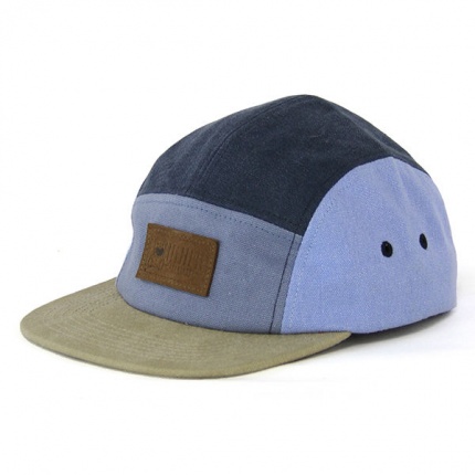 RETRO WASHED Blue 5 Panel Hat